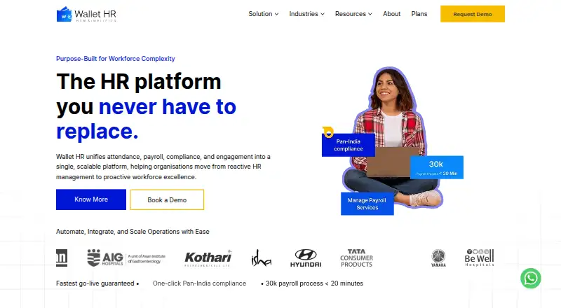 Wallet HR's own site