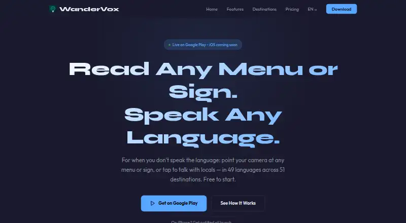 WanderVox's own site