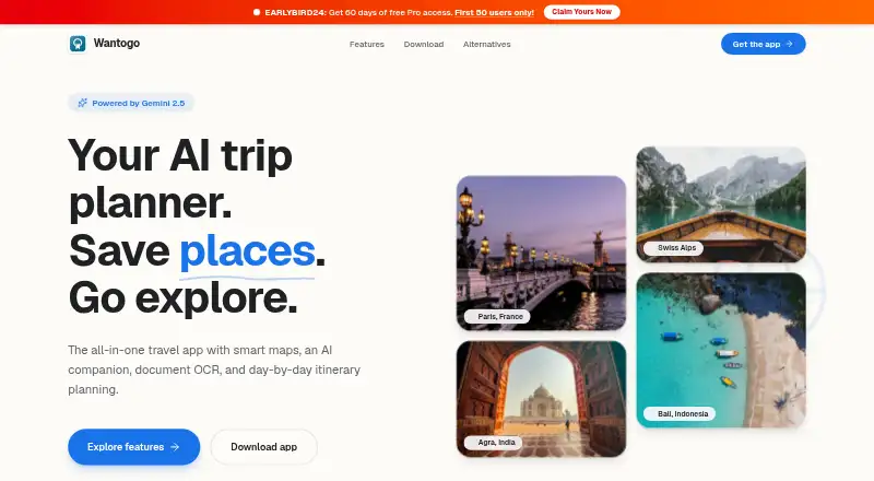 Wantogo's own site