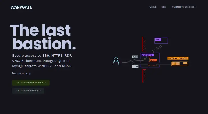 Warpgate's own site