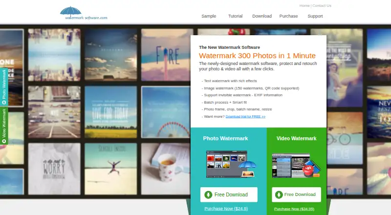 Watermark Software's own site
