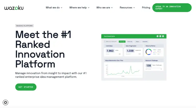 Wazoku Platform's own site