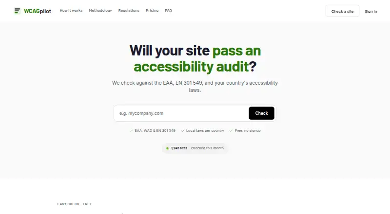 WCAGpilot's own site
