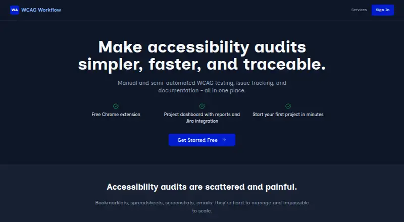 WCAG Workflow's own site