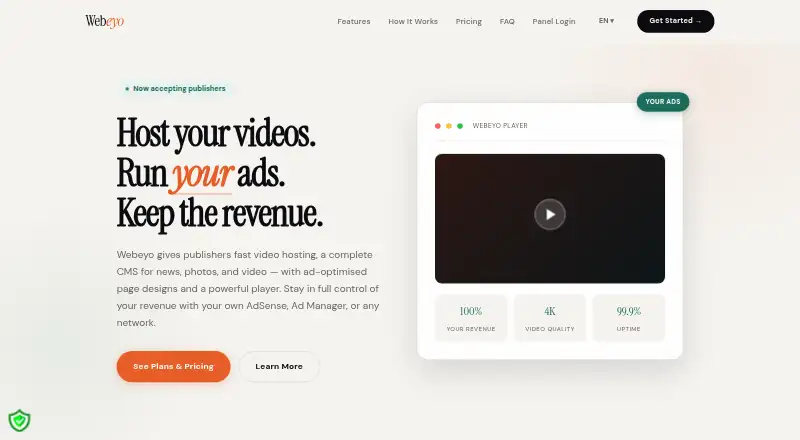 Webeyo's own site