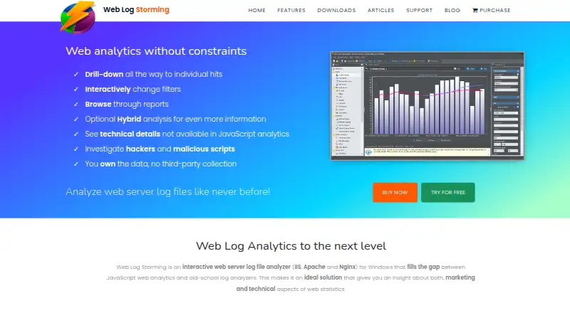 Web Log Storming's own site
