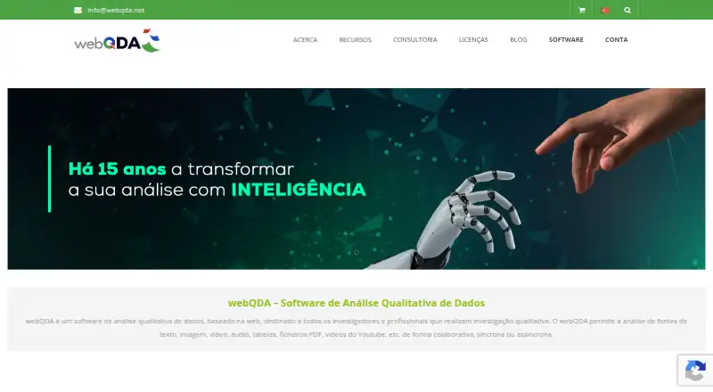 webQDA's own site