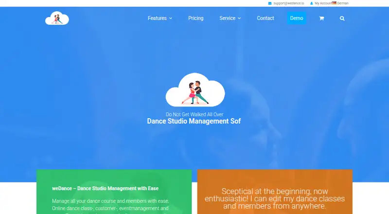 weDance's own site