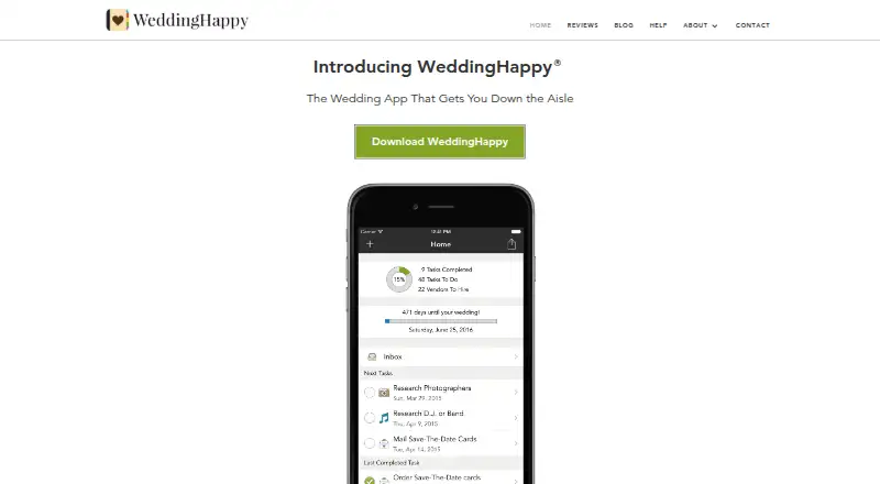 WeddingHappy's own site