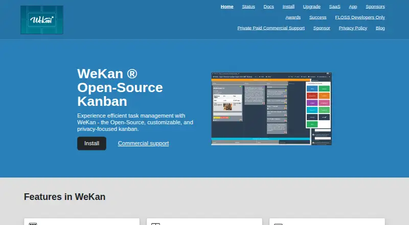Wekan's own site