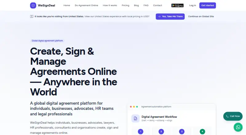 WeSignDeal's own site