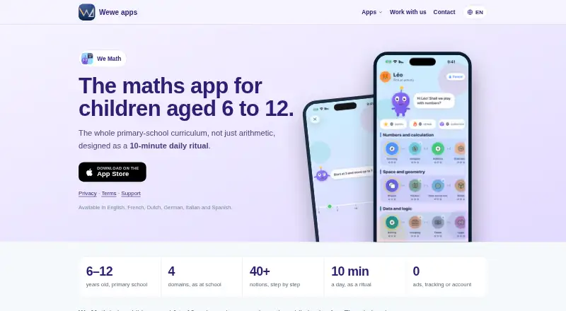 We Math's own site