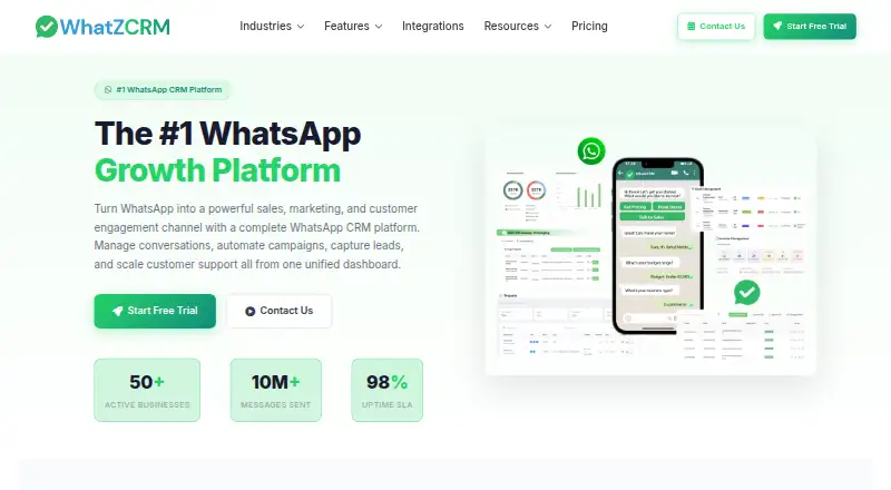 WhatZCRM's own site
