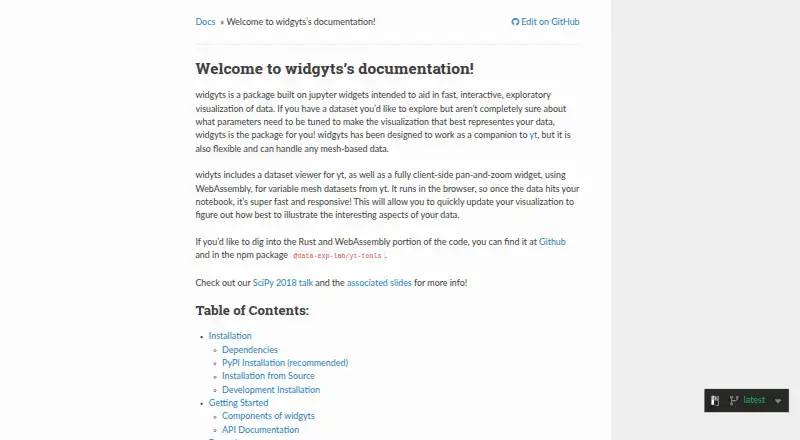 widgyts's own site
