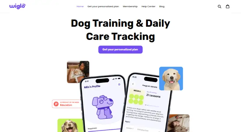 Wiglo's own site