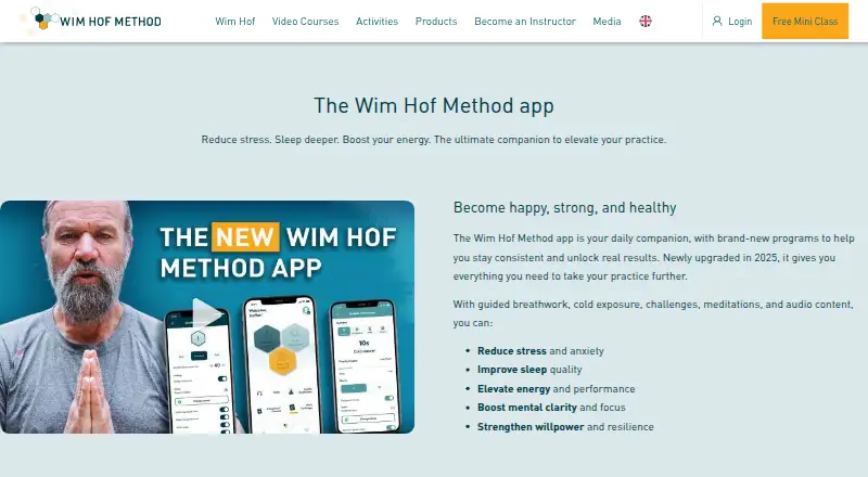 Wim Hof Method's own site