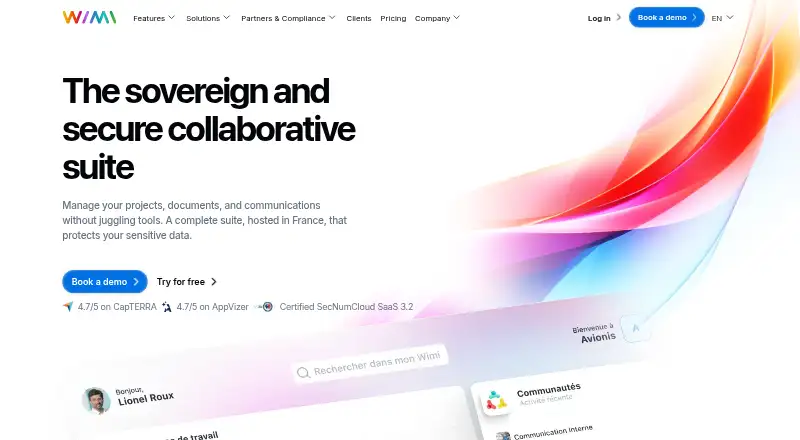Wimi's own site