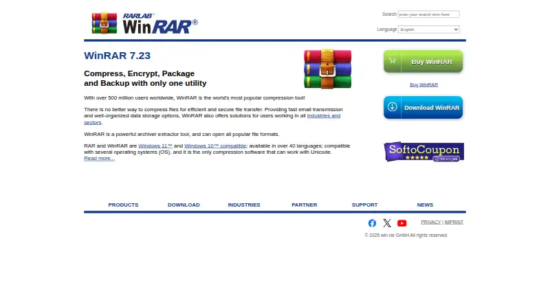 WinRAR's own site