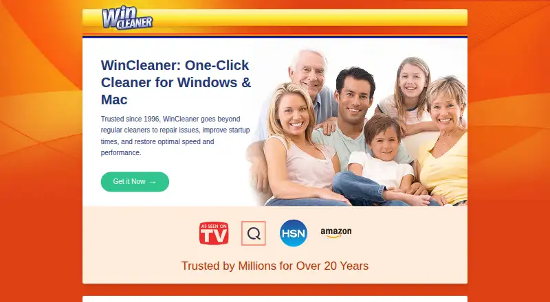 WinCleaner's own site