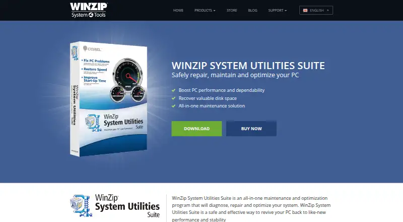 WinZip System Utilities Suite's own site