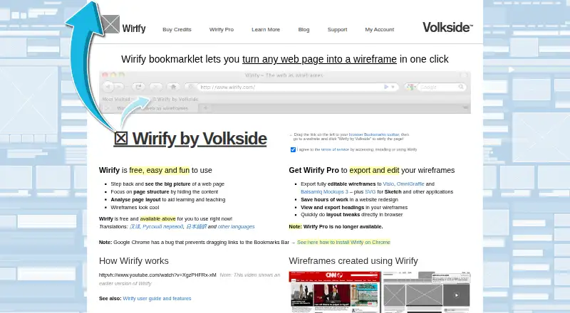 Wirify's own site