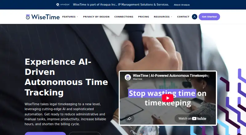 WiseTime's own site