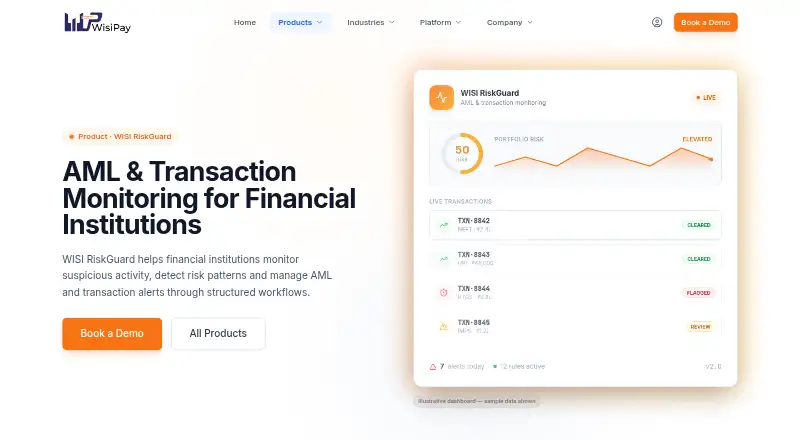 WISI RiskGuard's own site