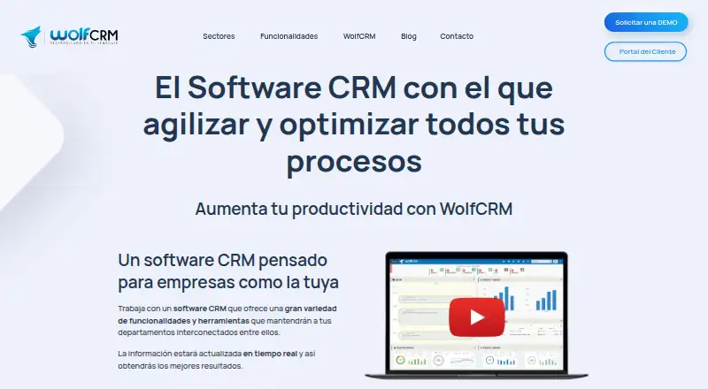 WolfCRM's own site