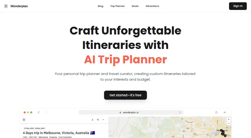 Wonderplan's own site