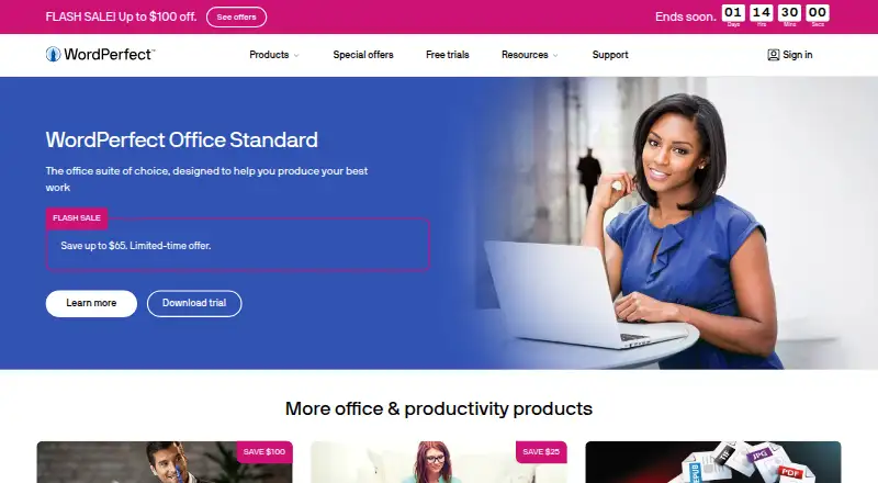 WordPerfect's own site