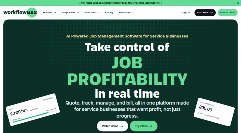 WorkflowMAX's own site