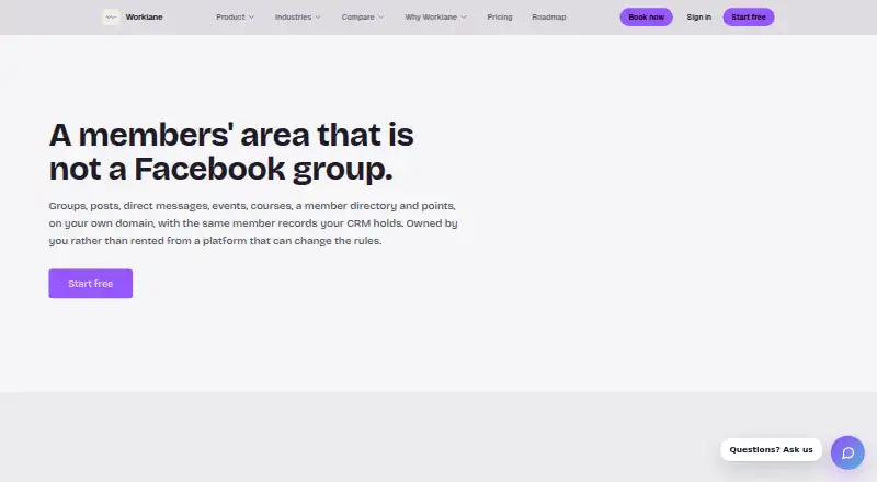 Worklane Community's own site