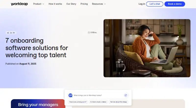 Workleap Onboarding's own site
