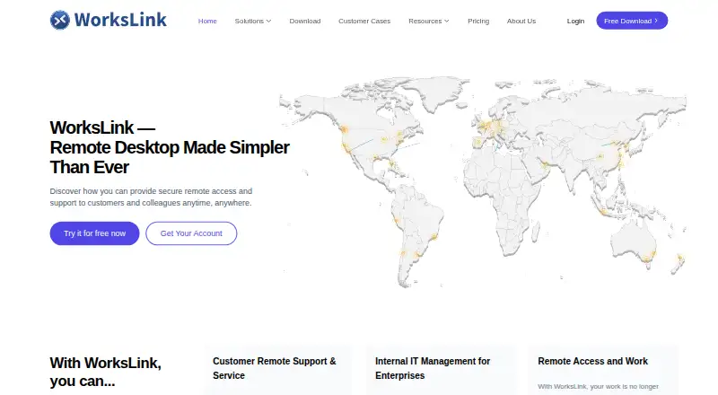 WorksLink's own site