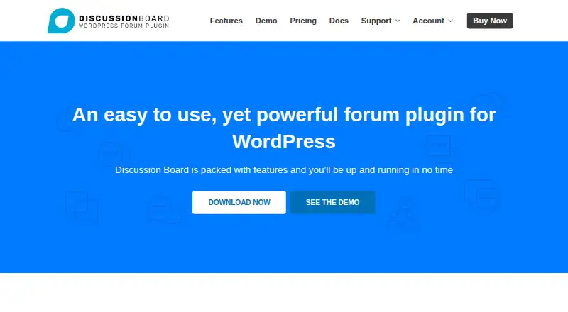 WP Discussion Board's own site