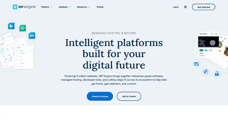 WP Engine's own site
