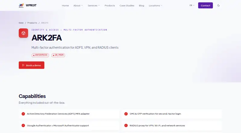 ARK2FA's own site
