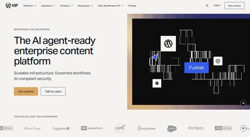 WordPress VIP's own site