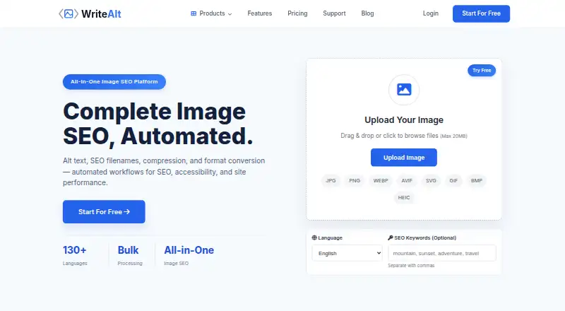 WriteAlt's own site