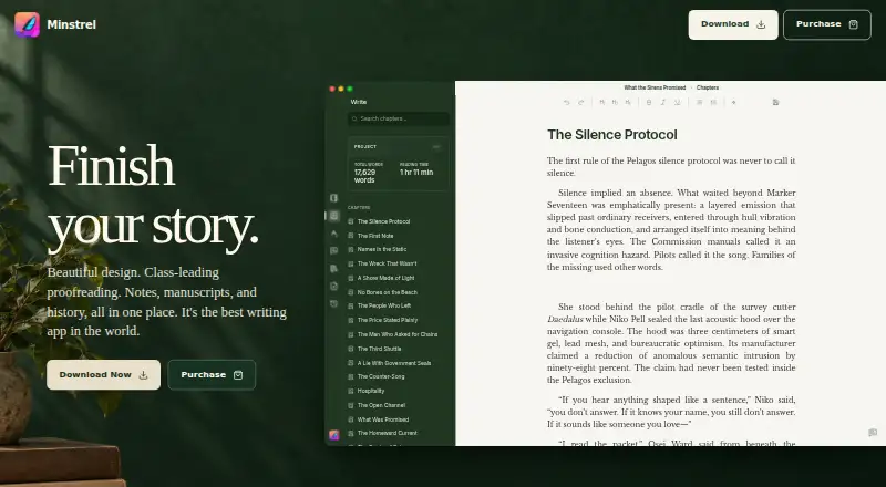 Minstrel's own site