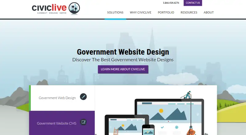CivicLive's own site