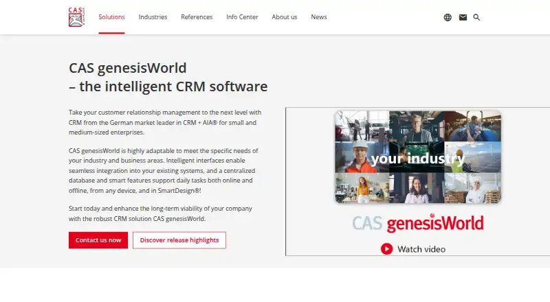 CAS genesisWorld's own site