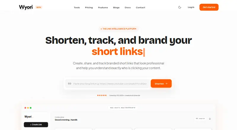 Wyori's own site