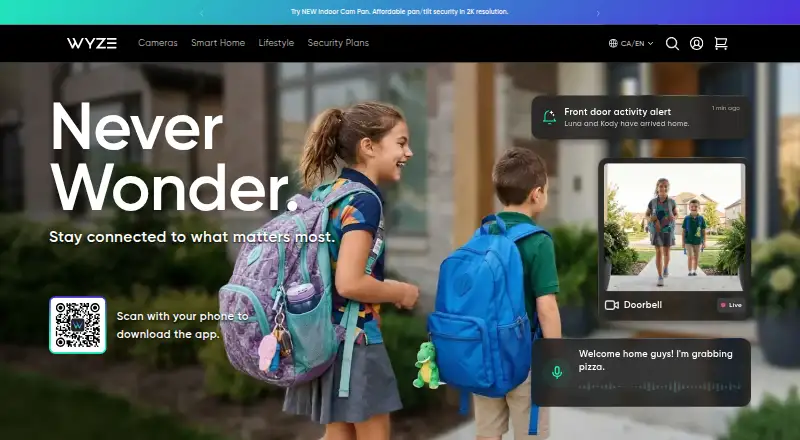 Wyze app's own site