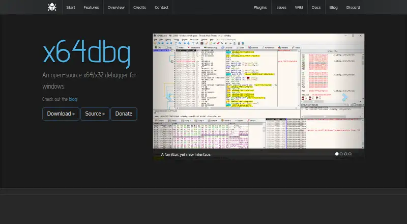 x64dbg's own site