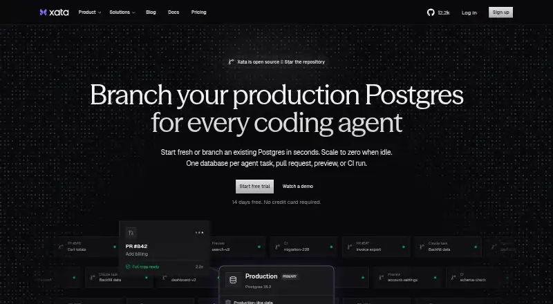 Xata's own site