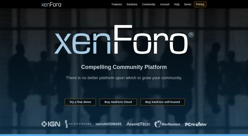 XenForo's own site