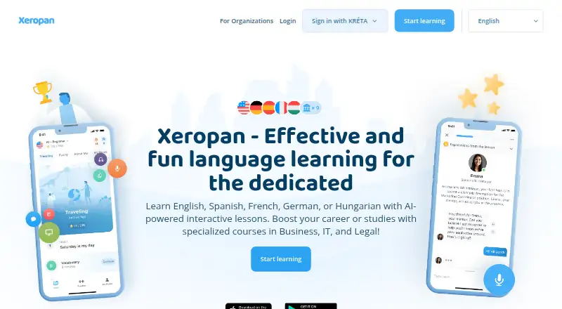Xeropan's own site