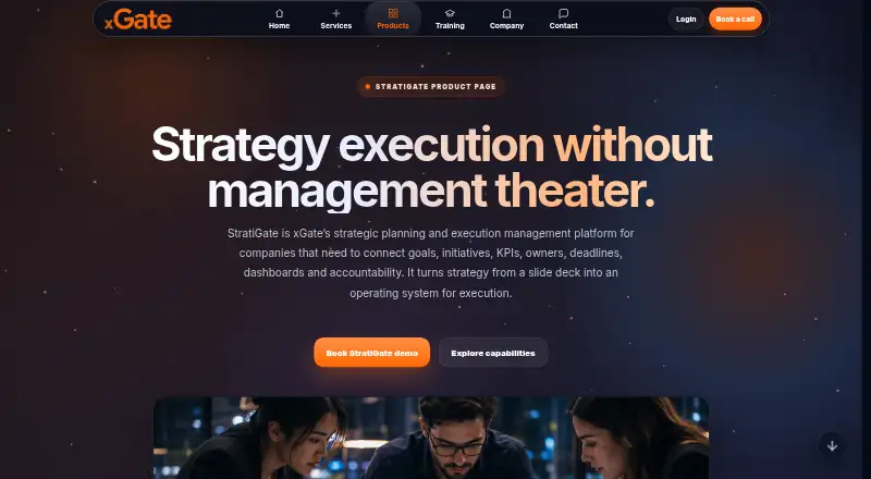 StratiGate's own site
