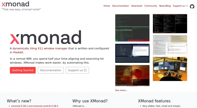 XMonad's own site